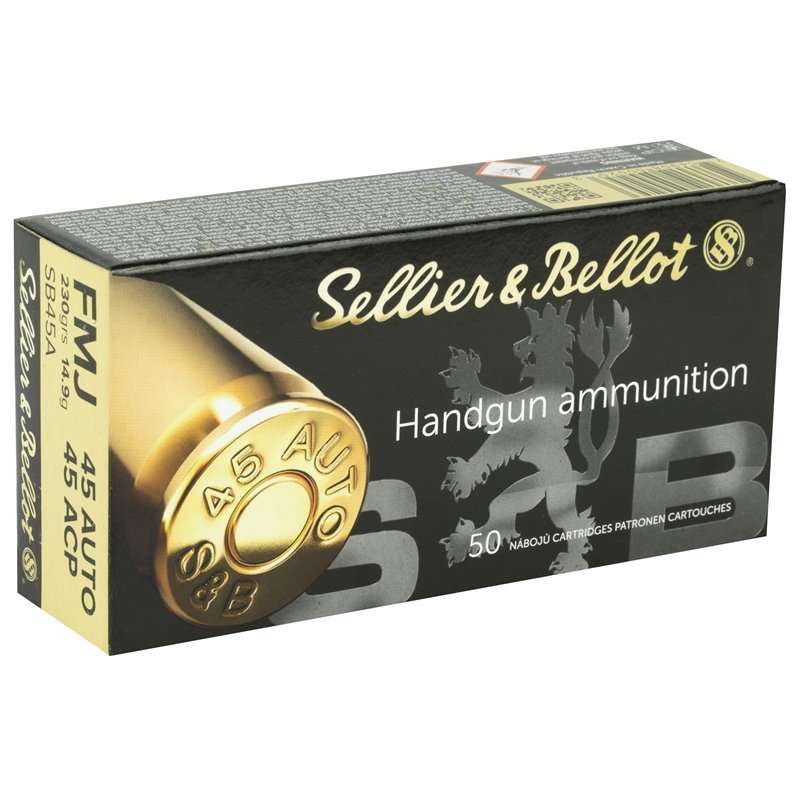 SELLIER & BELLOT 45 ACP AMMUNITION