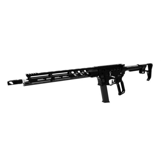 LEAD STAR ARMS PRIME PCC 16" STAINLESS STEEL 9MM GLOCK COMPATIBLE AR-9 RIFLE, BLACK