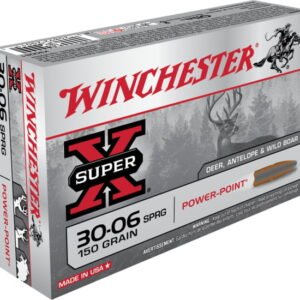 Winchester SUPER-X RIFLE .30-06 Springfield 150 grain JSP Centerfire Rifle Ammunition X30061 Caliber: .30-06 Springfield 500Rds