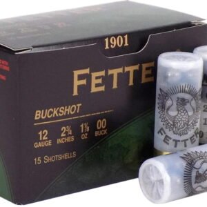 Fetter .12 Gauge 2.75in Shotgun Buckshot Ammunition 300 RDS