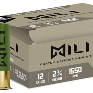 MILI Ammo 12 Gauge 1 oz 2.75" Rifled Slug Shotgun Slug Ammunition 500 RDS