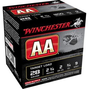 Winchester AA 28 Gauge 3/4 oz 2.75" 1200 ft/s Shotgun Ammunition
