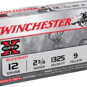 Winchester Super-X 12 Gauge 2.75in 00 Buck Centerfire Shotgun Buckshot Ammunition 500RDS